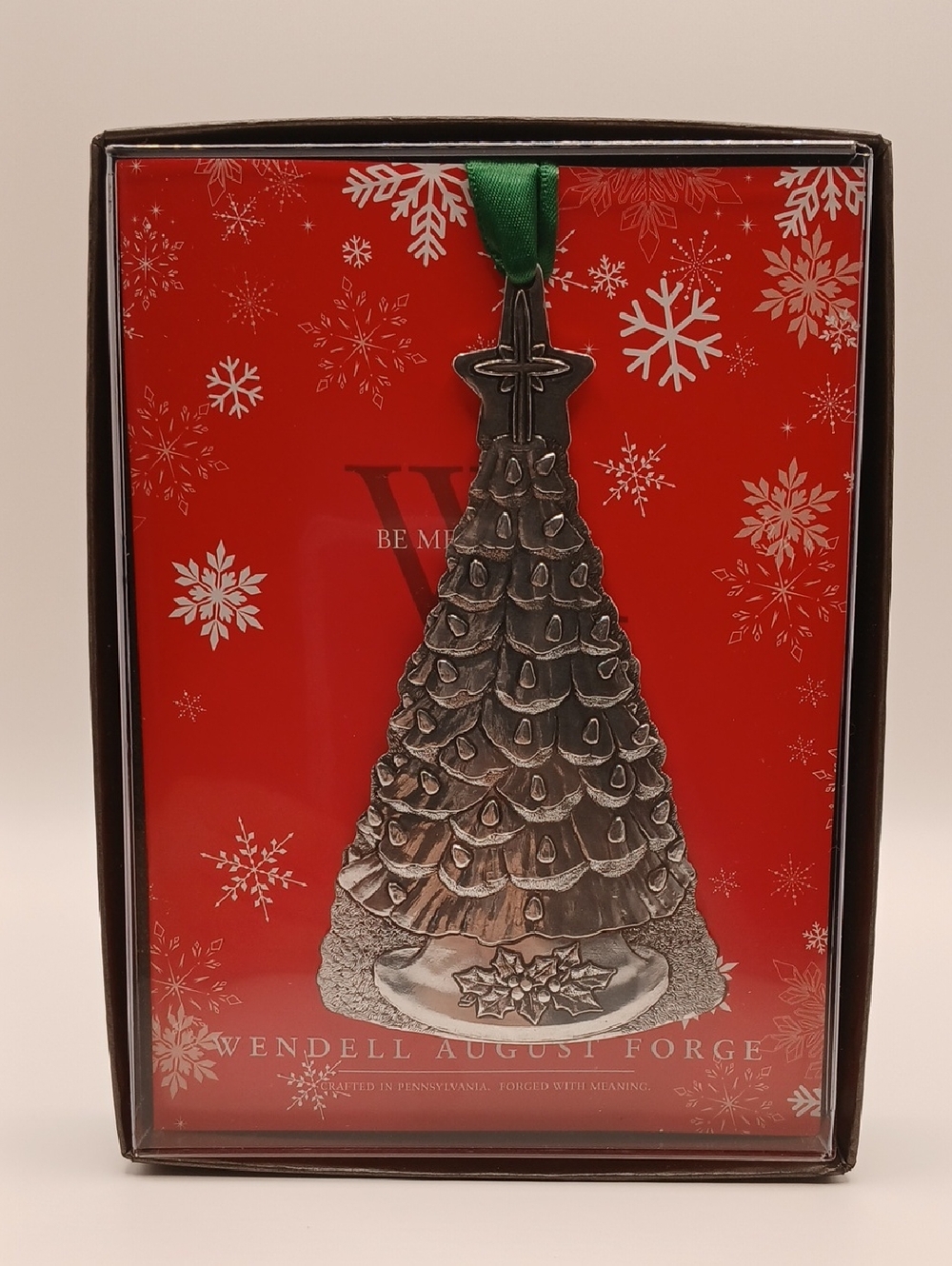 Wendell August Forge Metal Christmas Tree Ornament 5"